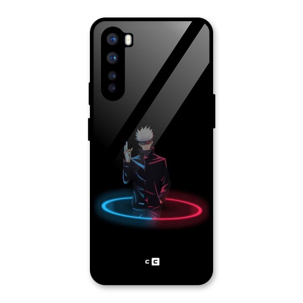 Gojo Sataru Wink Glass Back Case for OnePlus Nord