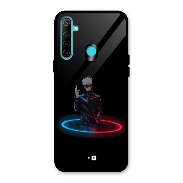 Gojo Sataru Wink Glass Back Case for Realme 5