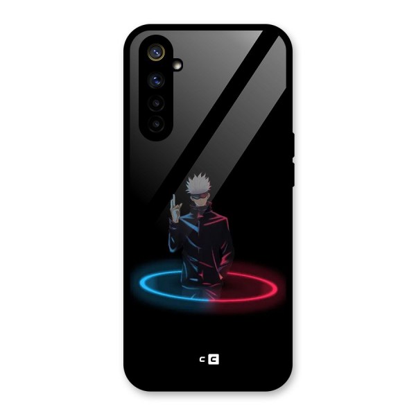 Gojo Sataru Wink Glass Back Case for Realme 6