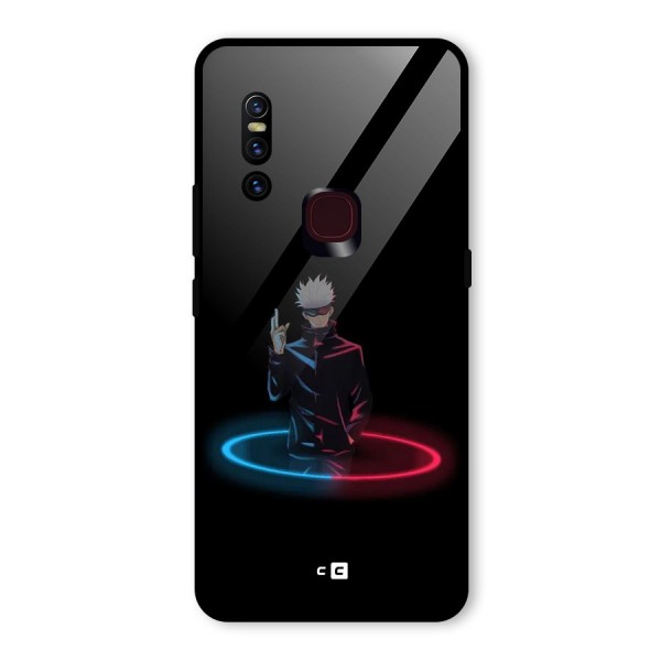 Gojo Sataru Wink Glass Back Case for Vivo V15