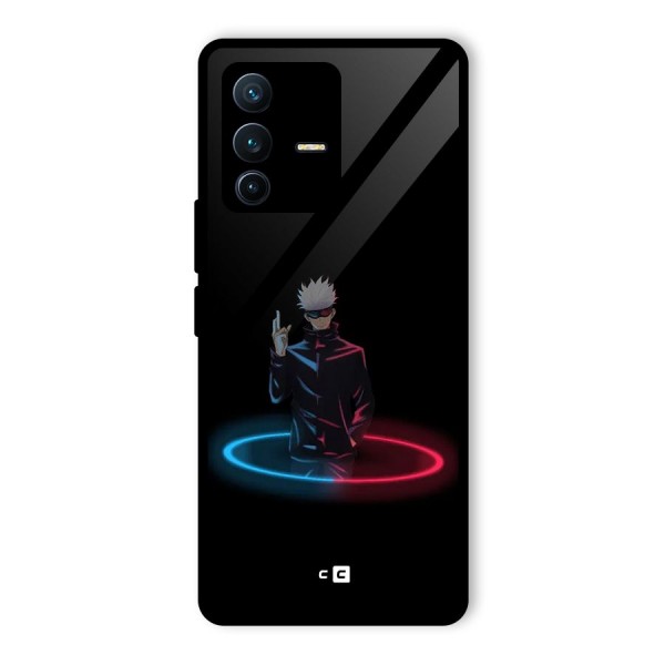 Gojo Sataru Wink Glass Back Case for Vivo V23 Pro