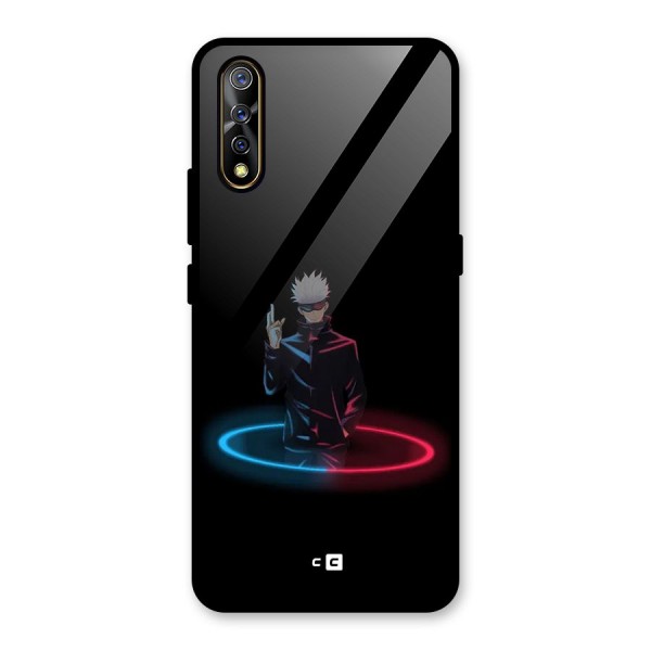 Gojo Sataru Wink Glass Back Case for Vivo Z1x