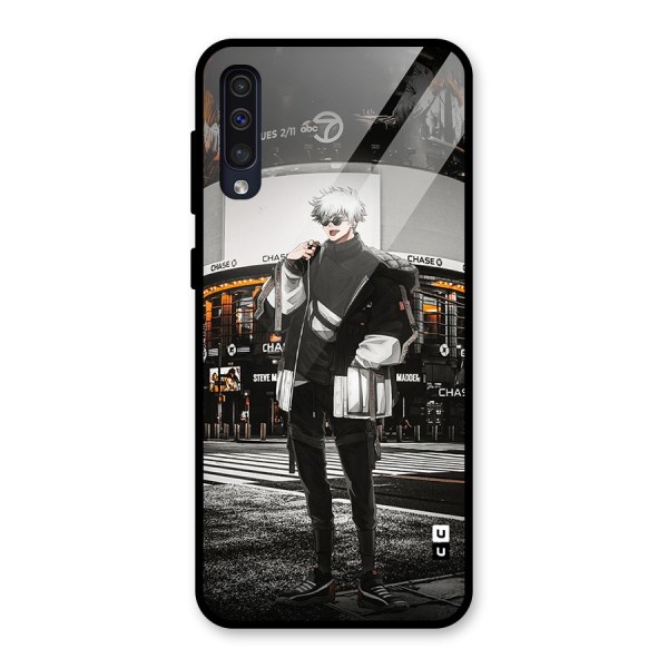 Gojo Shopping Glass Back Case for Galaxy A50s