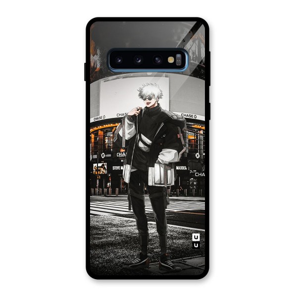 Gojo Shopping Glass Back Case for Galaxy S10