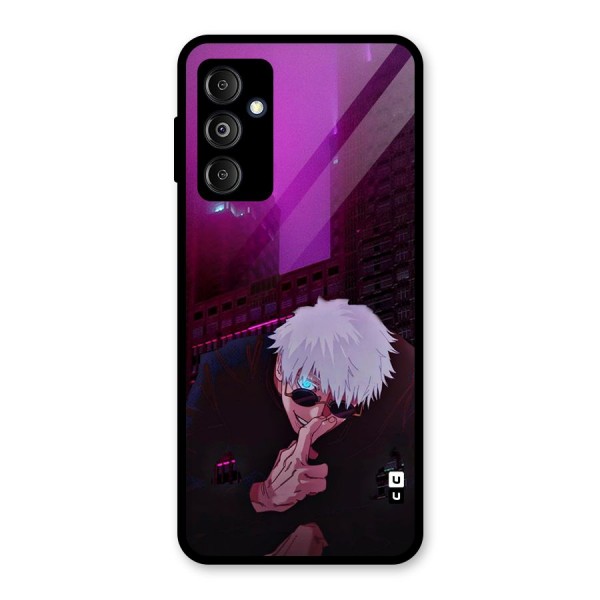 Gojo Sits Glass Back Case for Galaxy M14 5G