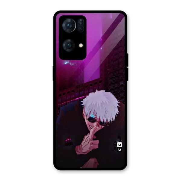 Gojo Sits Glass Back Case for Oppo Reno7 Pro 5G