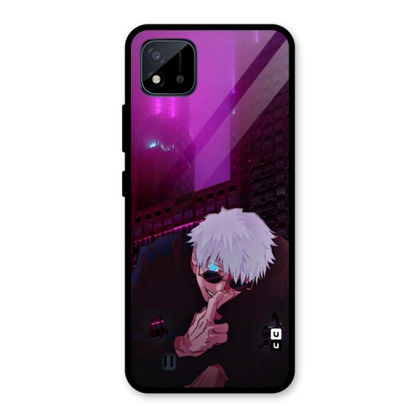 Gojo Sits Glass Back Case for Realme C11 2021