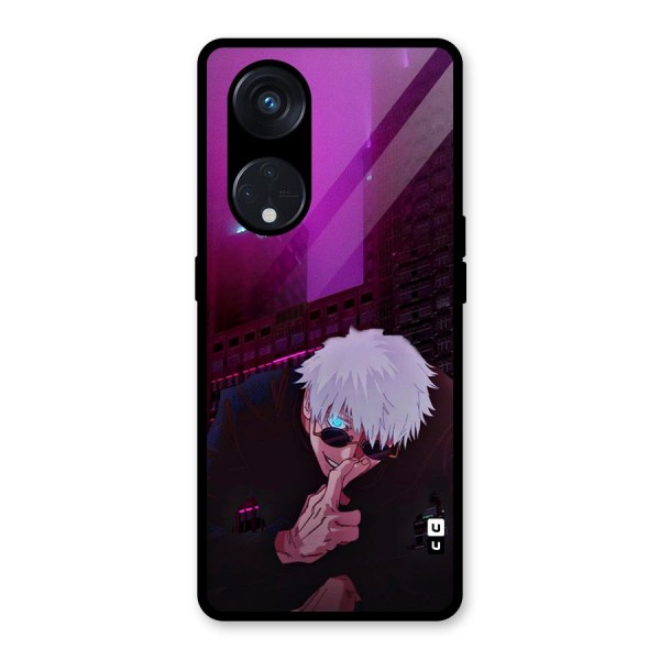 Gojo Sits Glass Back Case for Reno8 T 5G