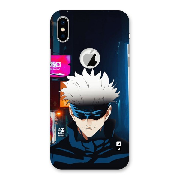 Gojo Smiles Back Case for iPhone X Logo Cut