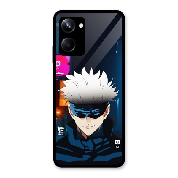 Gojo Smiles Glass Back Case for Realme 10 Pro