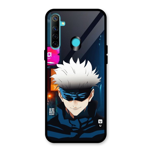 Gojo Smiles Glass Back Case for Realme 5