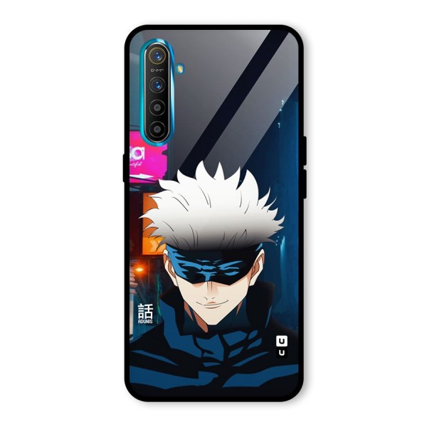 Gojo Smiles Glass Back Case for Realme XT