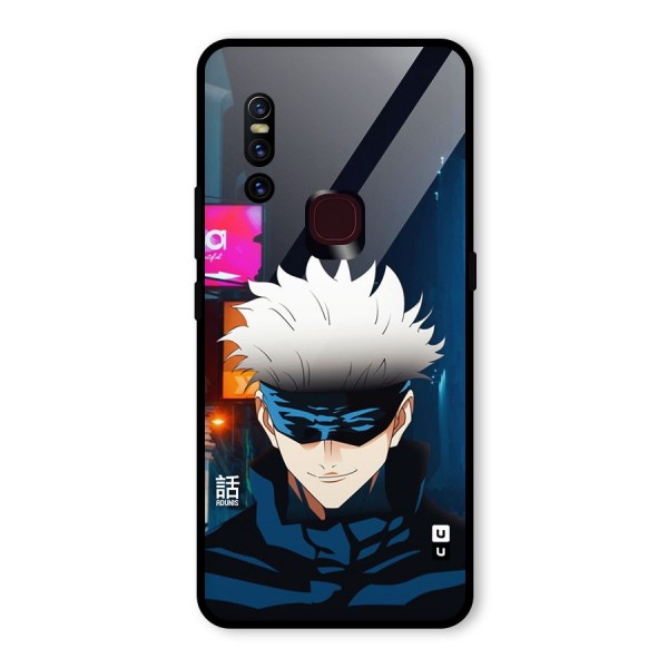 Gojo Smiles Glass Back Case for Vivo V15