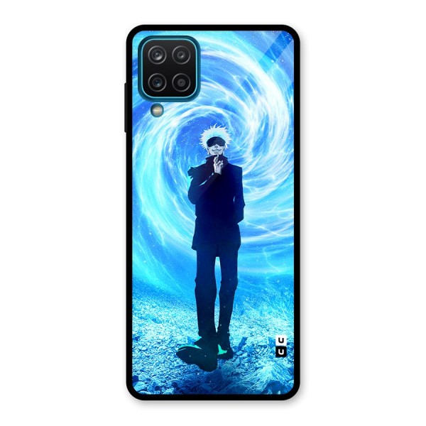 Gojo Swag Glass Back Case for Galaxy A12