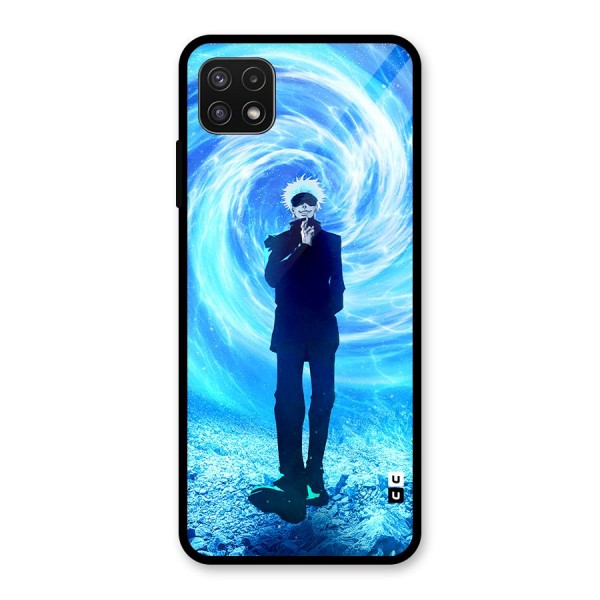 Gojo Swag Glass Back Case for Galaxy A22 5G