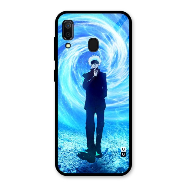 Gojo Swag Glass Back Case for Galaxy A30