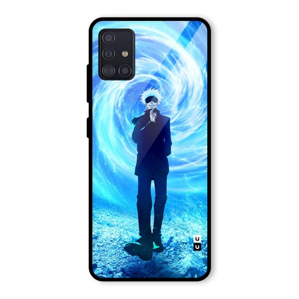 Gojo Swag Glass Back Case for Galaxy A51