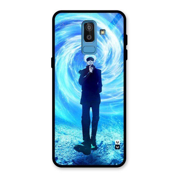 Gojo Swag Glass Back Case for Galaxy J8