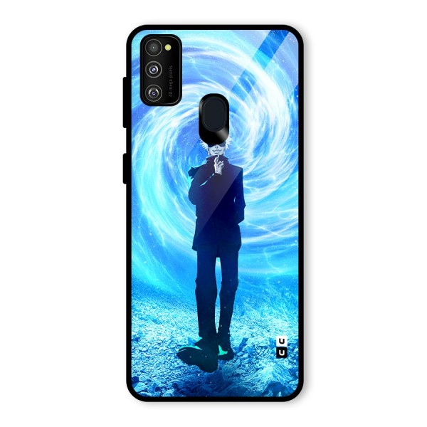 Gojo Swag Glass Back Case for Galaxy M21