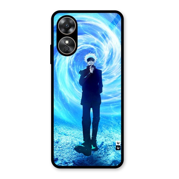 Gojo Swag Glass Back Case for Oppo A17