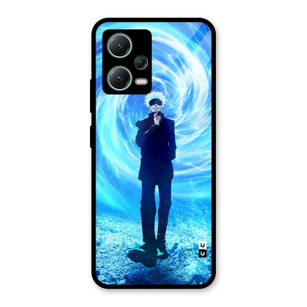 Gojo Swag Glass Back Case for Poco X5