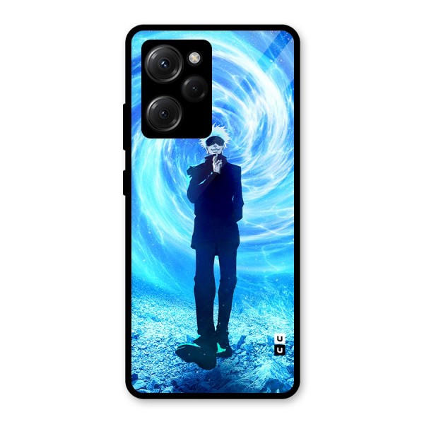 Gojo Swag Glass Back Case for Poco X5 Pro