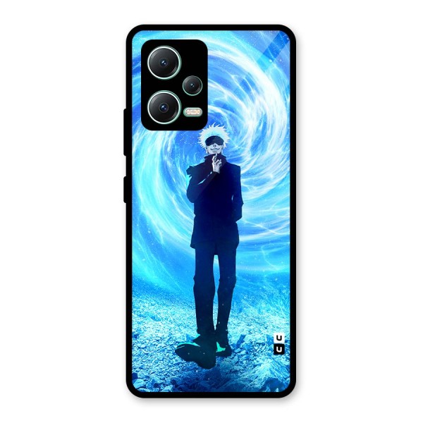 Gojo Swag Glass Back Case for Redmi Note 12 5G