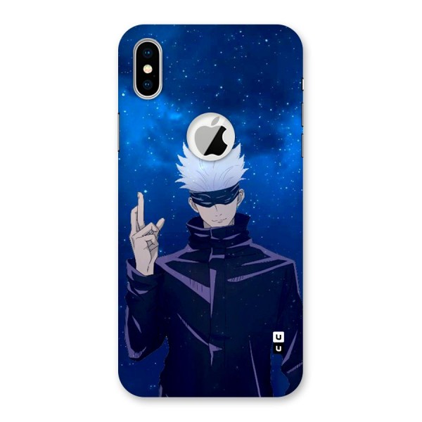 Gojo Winner Back Case for iPhone XS Logo Cut