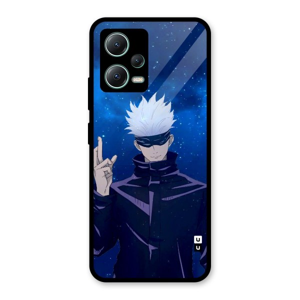 Gojo Winner Glass Back Case for Poco X5