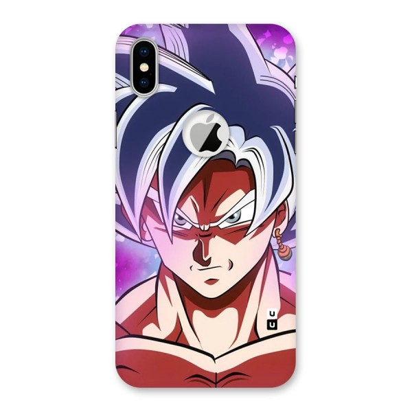 Goku Instinct Back Case for iPhone XS Logo Cut