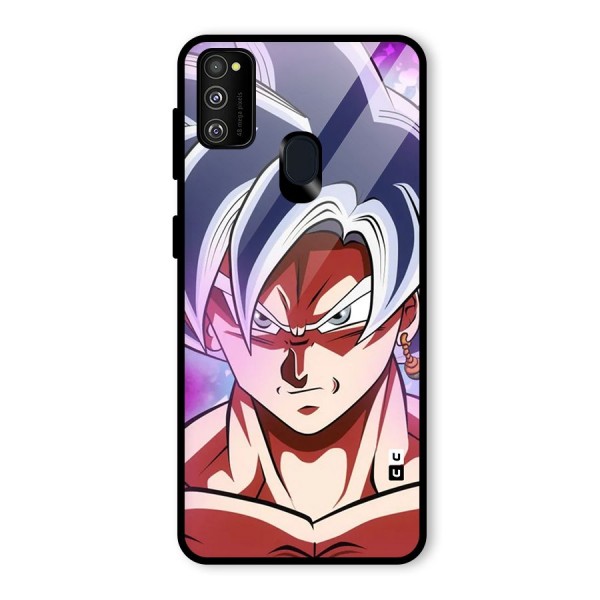 Goku Instinct Glass Back Case for Galaxy M21