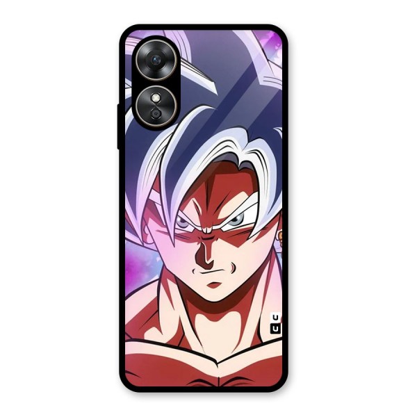 Goku Instinct Glass Back Case for Oppo A17