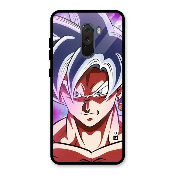 Goku Instinct Glass Back Case for Poco F1