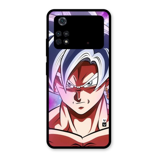 Goku Instinct Glass Back Case for Poco M4 Pro 4G