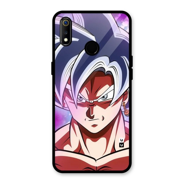 Goku Instinct Glass Back Case for Realme 3