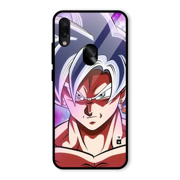 Goku Instinct Glass Back Case for Redmi Note 7