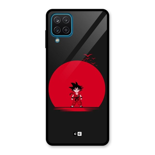 Goku Kid Art Glass Back Case for Galaxy A12