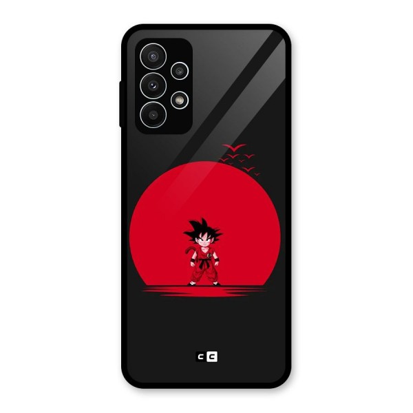 Goku Kid Art Glass Back Case for Galaxy A23