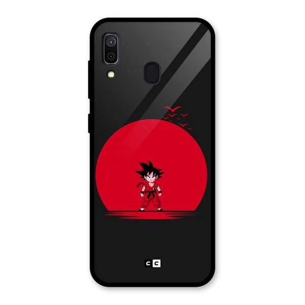 Goku Kid Art Glass Back Case for Galaxy A30