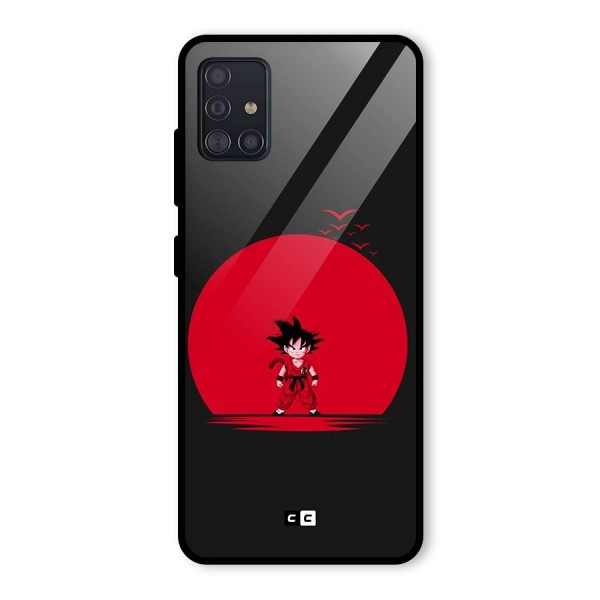 Goku Kid Art Glass Back Case for Galaxy A51