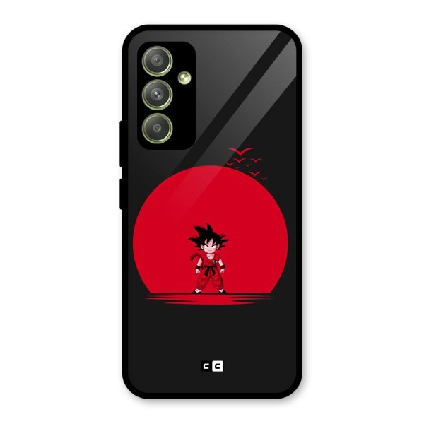 Goku Kid Art Glass Back Case for Galaxy A54