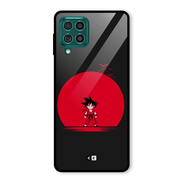 Goku Kid Art Glass Back Case for Galaxy F62