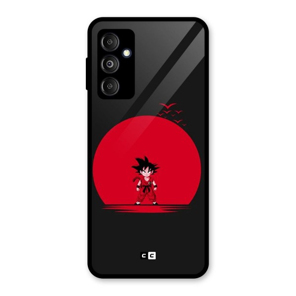 Goku Kid Art Glass Back Case for Galaxy M14 5G