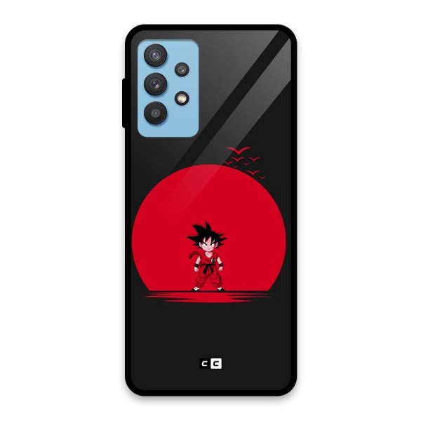 Goku Kid Art Glass Back Case for Galaxy M32 5G