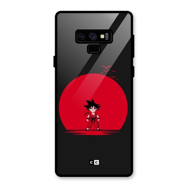 Goku Kid Art Glass Back Case for Galaxy Note 9