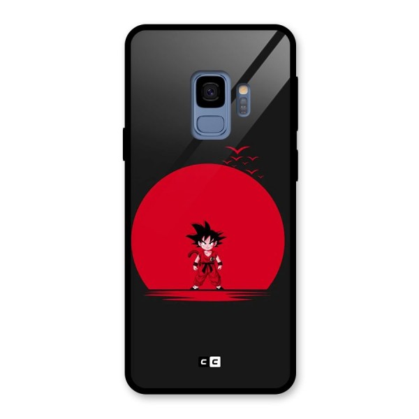 Goku Kid Art Glass Back Case for Galaxy S9