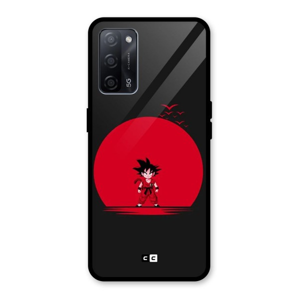 Goku Kid Art Glass Back Case for Oppo A53s 5G