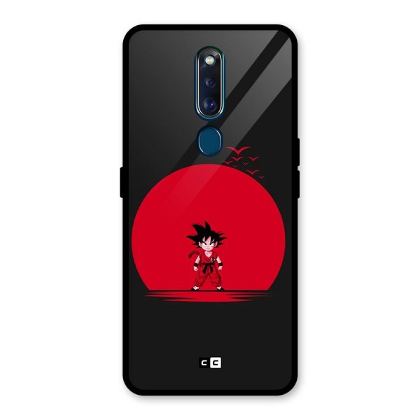 Goku Kid Art Glass Back Case for Oppo F11 Pro