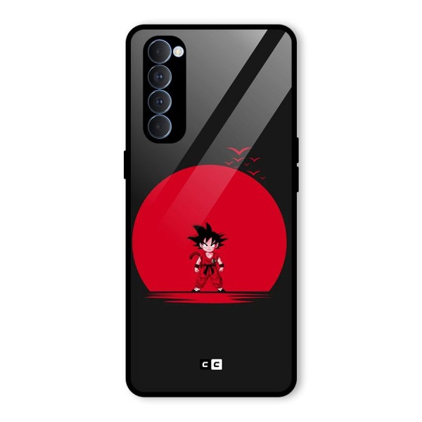 Goku Kid Art Glass Back Case for Oppo Reno4 Pro