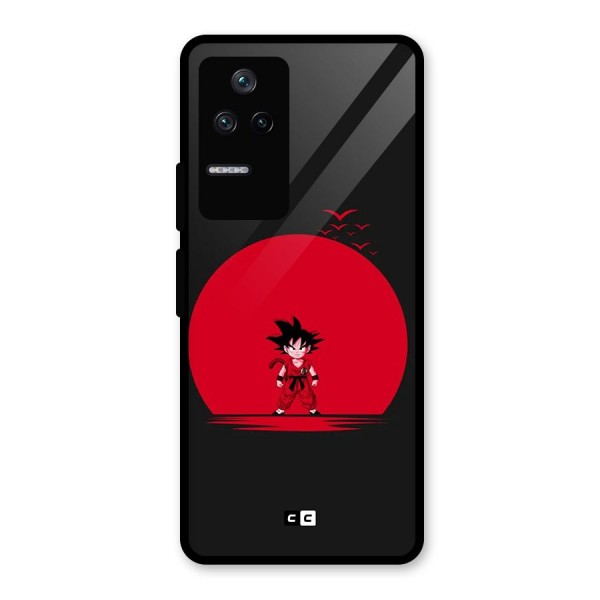 Goku Kid Art Glass Back Case for Poco F4 5G